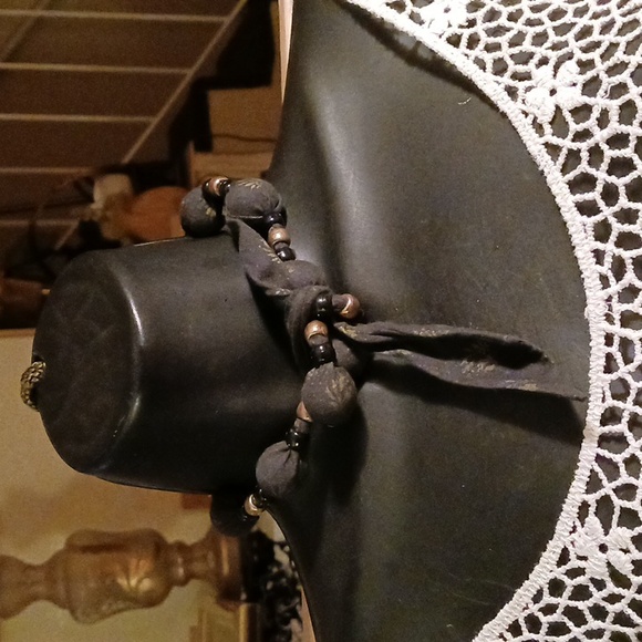 Choker & short  fab.necklace gold tone beads accent - Picture 2 of 5